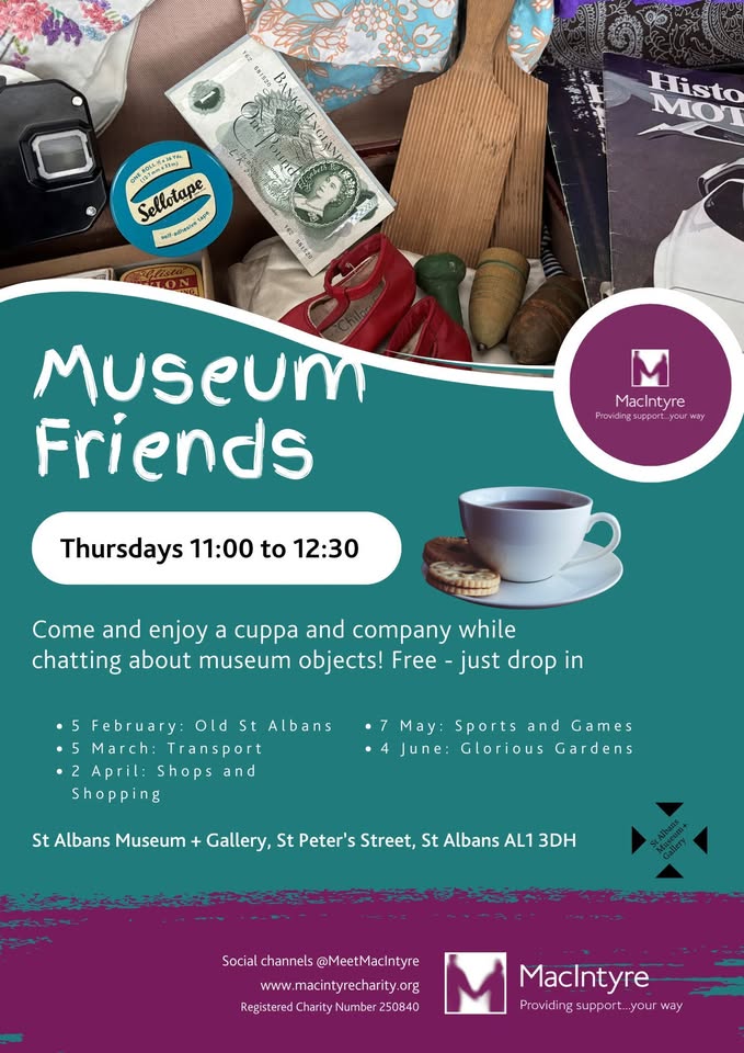 ☕ Coffee & Stories with Museum Friends - St Albans Museum & Gallery - March 05, 2026 11:00 AM at St Albans Museum & Gallery, St Peter's Street, St Albans, AL1 3DH