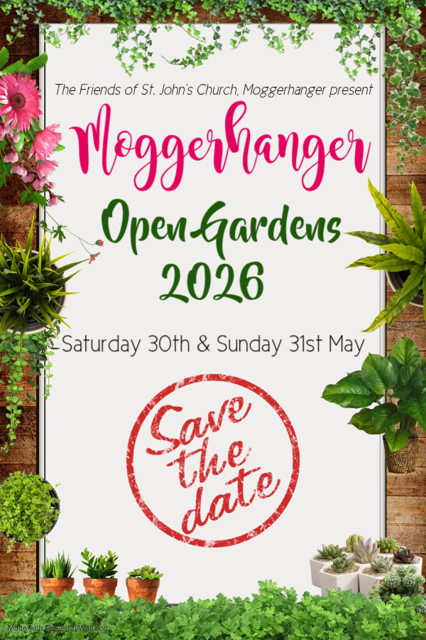 🌺 Moggerhanger Open Gardens 2026  - Event Image 6 May 30, 2026 12:00 PM