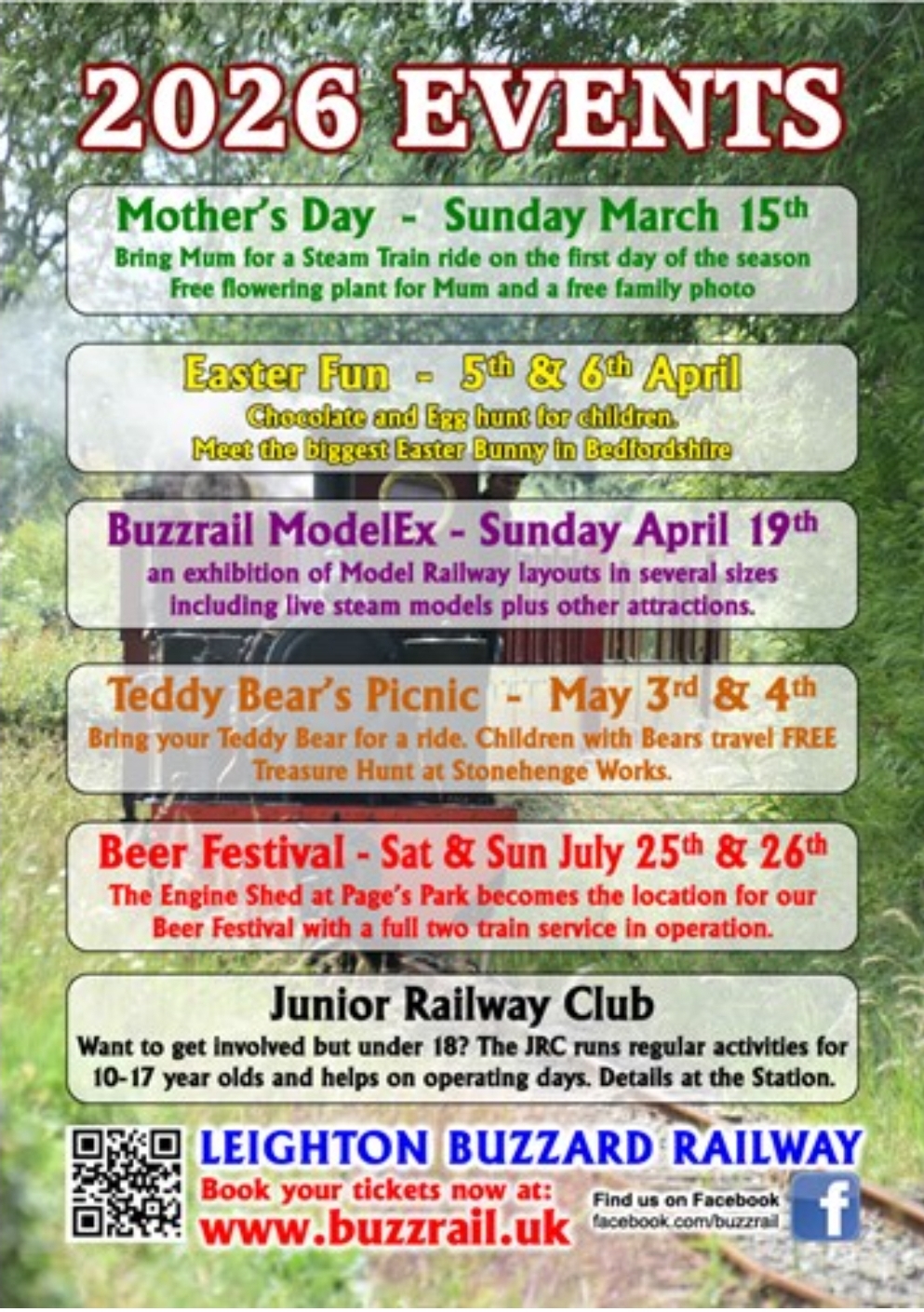 🚂 Easter at Leighton Buzzard Railway 2026 - Event Image 3 April 05, 2026 10:30 AM