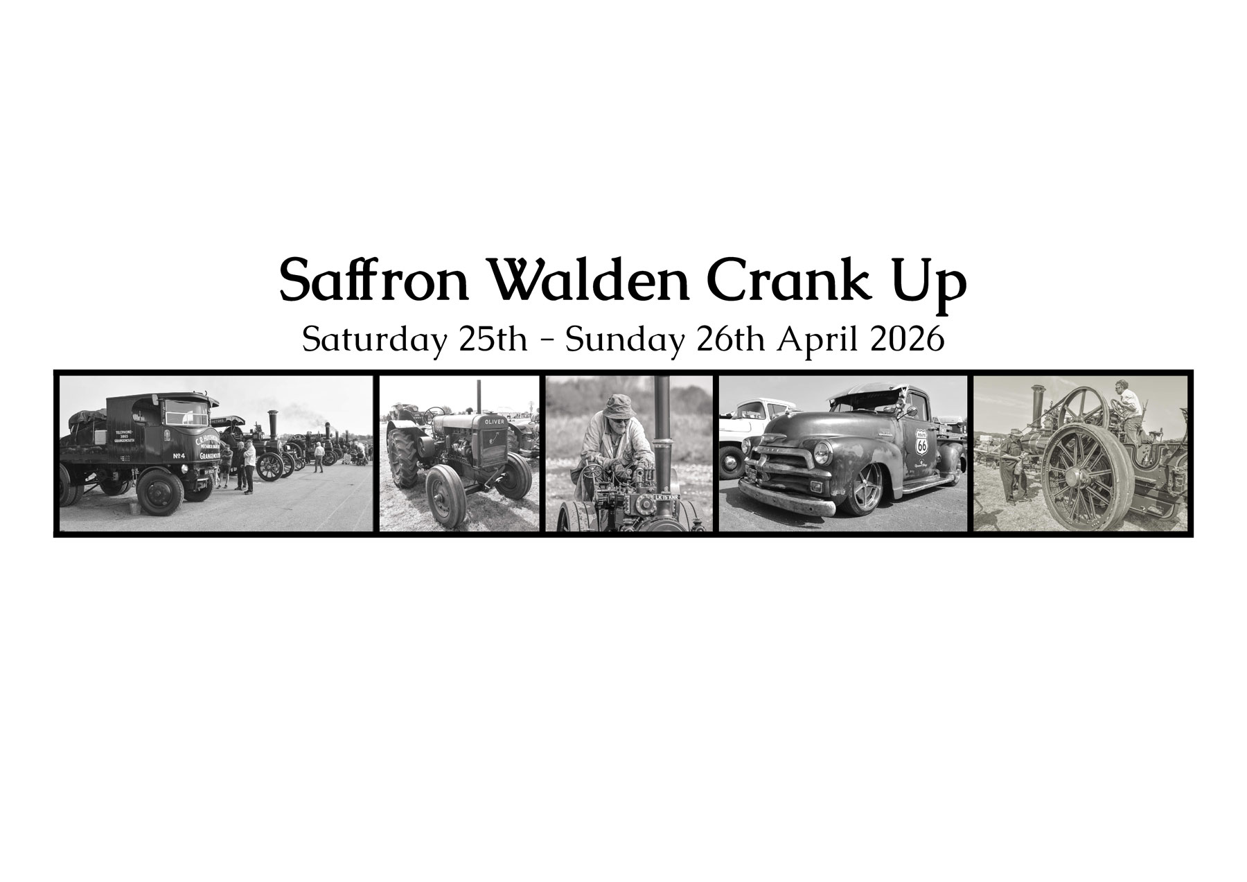 🚜 Saffron Walden Crank Up 2026 - Debden Airfield, Saffron Waldon - April 25, 2026 10:00 AM at Debden Airfield, Carver Barracks, Water Lane, Wimbish Saffron Walden, Saffron Walden, Essex CB10 2YA
