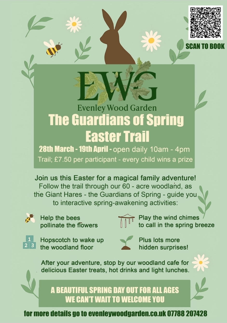 🌸 Evenley Wood Garden Spring Trail 2026 - Northamptonshire  - Event Image 2 March 29, 2026 10:00 AM