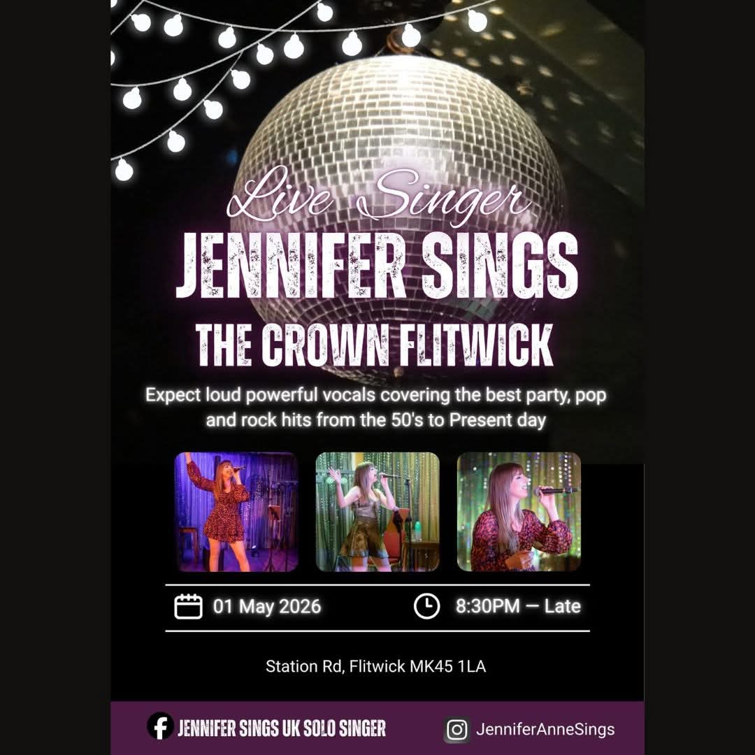 😍 The Big Shave & Live Singer - The Crown, Flitwick  - Event Image 2 May 01, 2026 06:00 PM