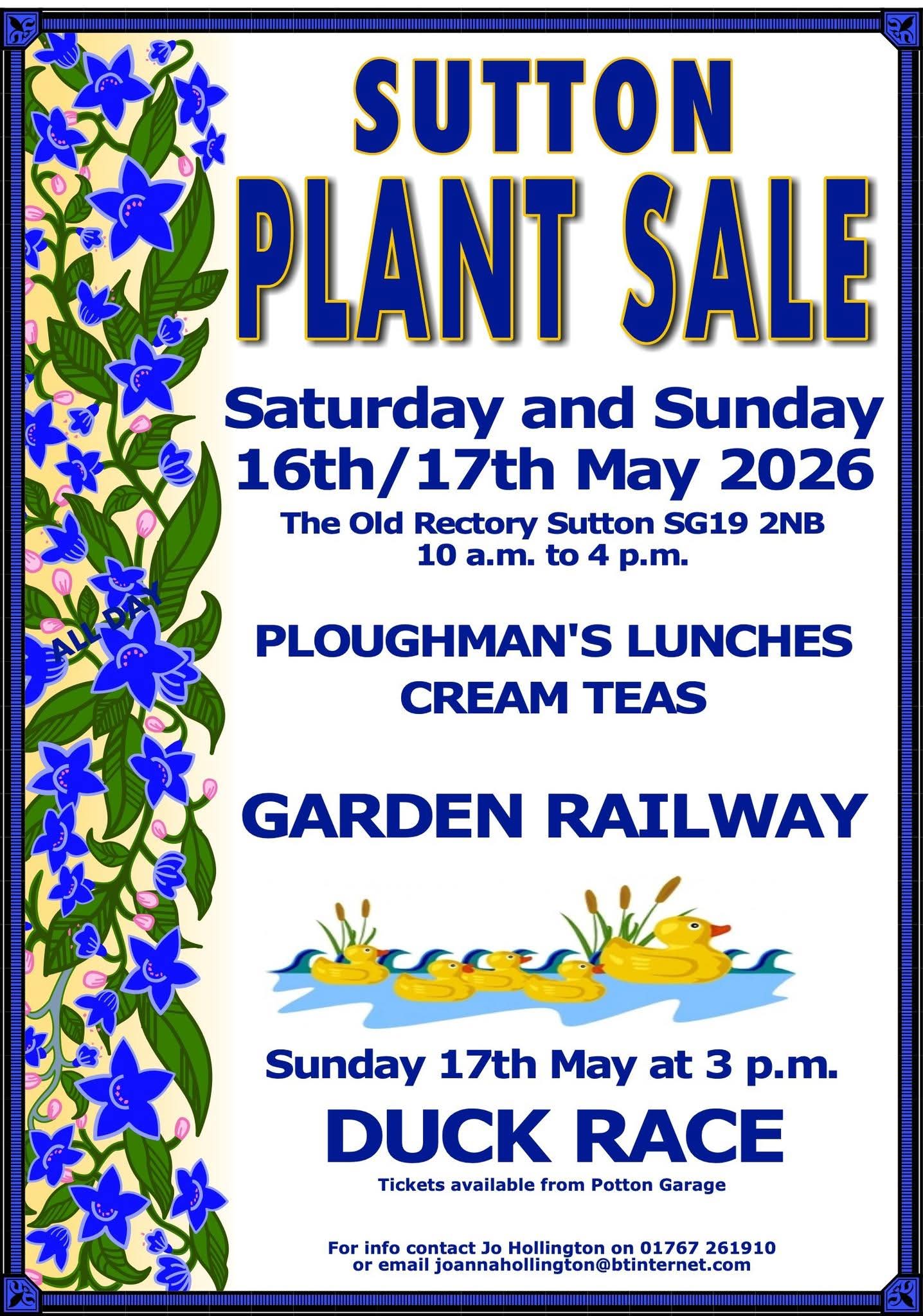 🌱🦆 Sutton Plant Sale & Art Exhibition 2026 - Event Image 4 May 16, 2026 10:00 AM