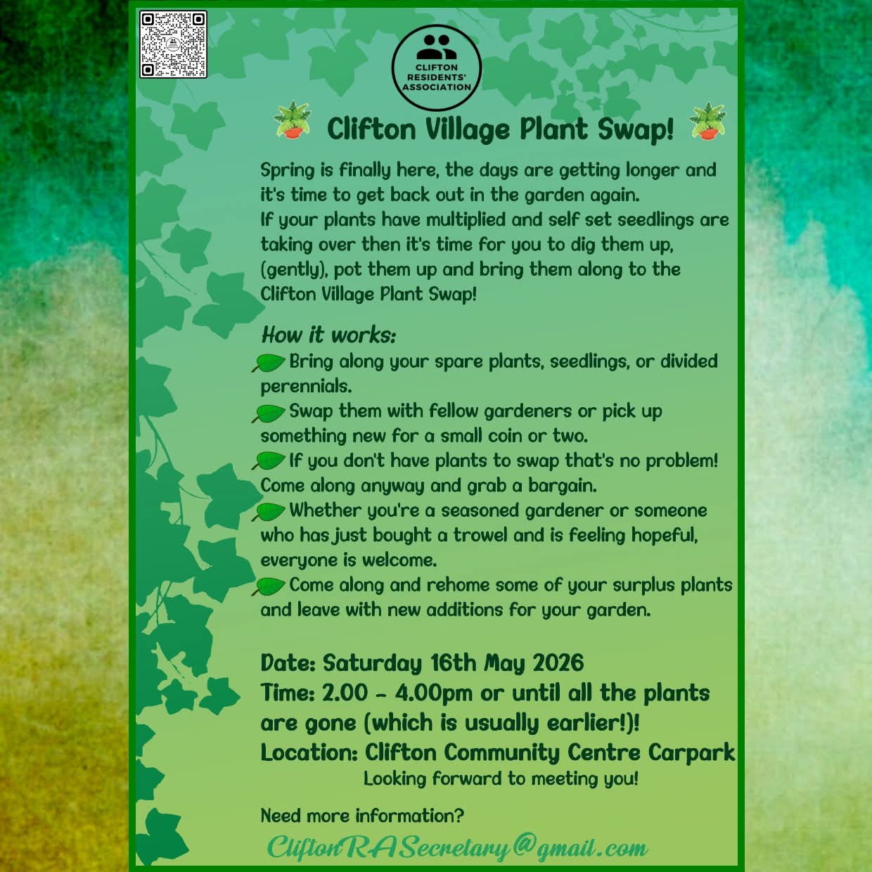 🌱 Plant Swap - Clifton - Event Image 2 May 16, 2026 02:00 PM