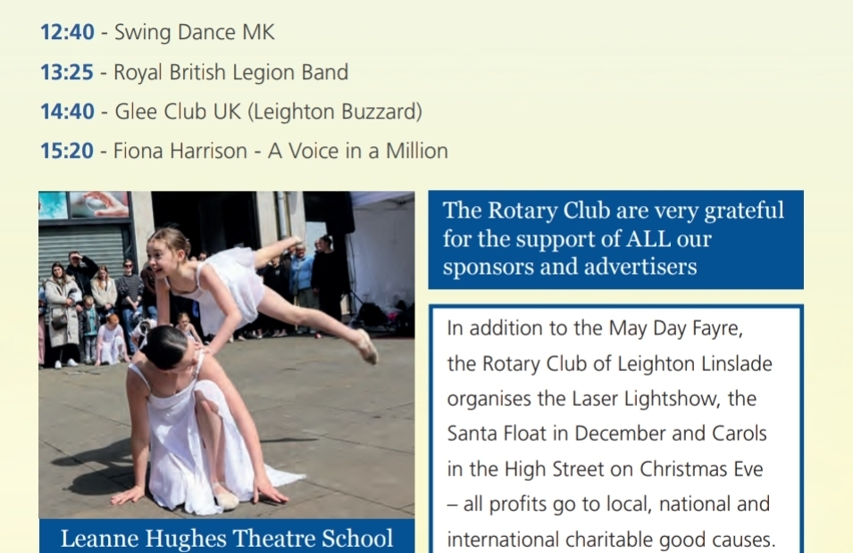 🎉 Leighton Buzzard May Day Fayre 2026  - Event Image 2 May 04, 2026 10:00 AM