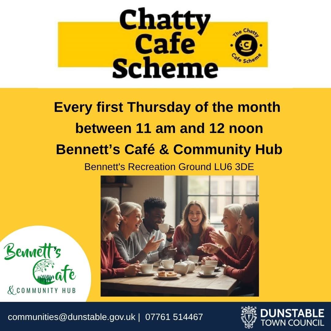 ☕️ The Chatty Cafe - Dunstable  - Event Image 2 May 07, 2026 12:00 PM