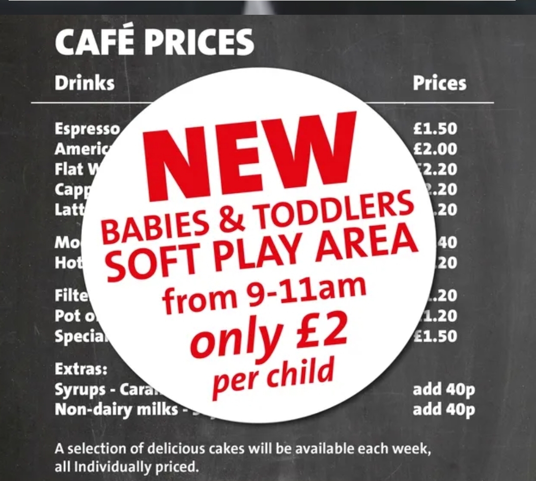 👶☕️ Kings Cafe with Soft Play - Kings Church, Flitwick  - Event Image 3 May 12, 2026 09:00 AM