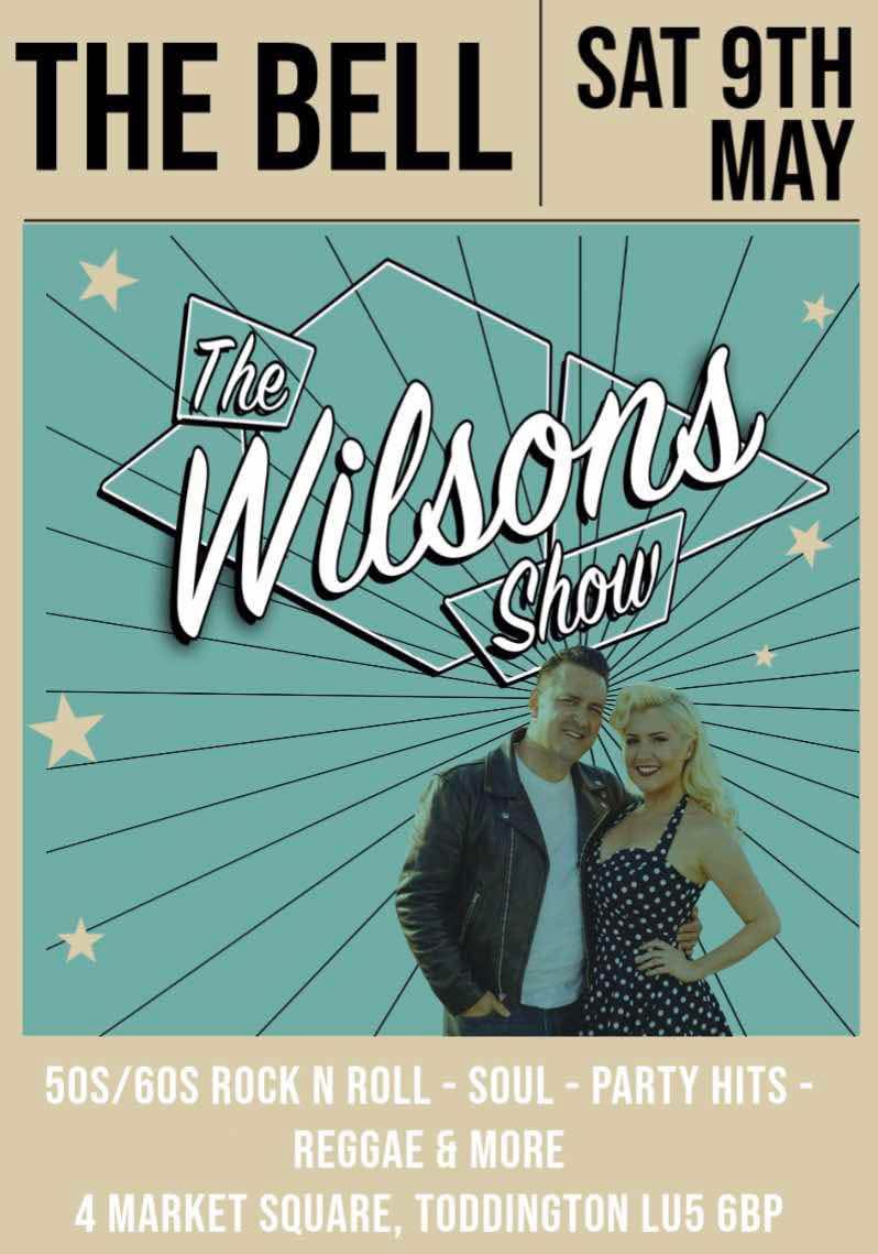 🕺 The Wilson Show - The Bell, Toddington - Event Image 2 May 09, 2026 09:00 PM