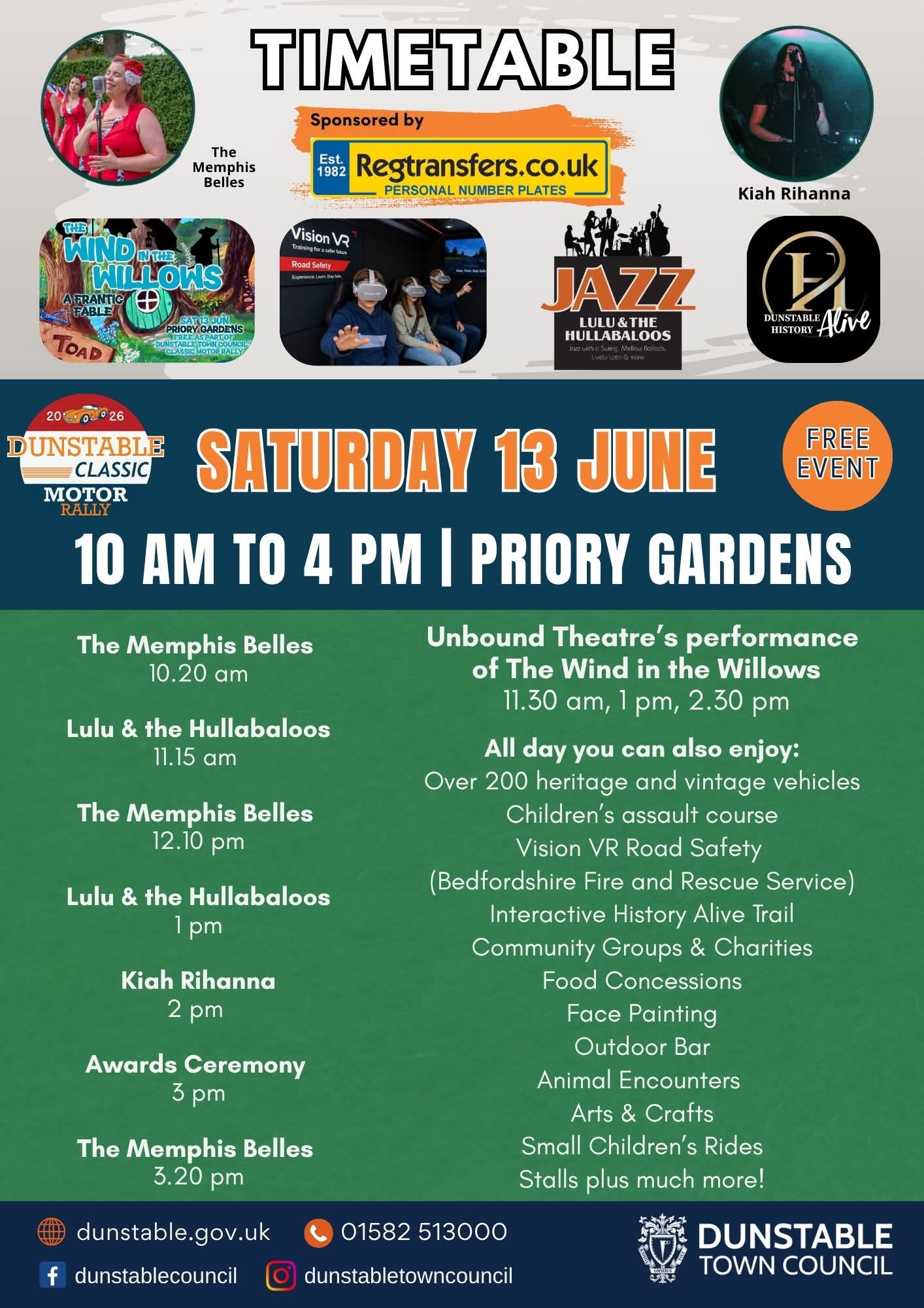 🚘 Dunstable Classic Motor Rally 2026 - Event Image 4 June 13, 2026 10:00 AM