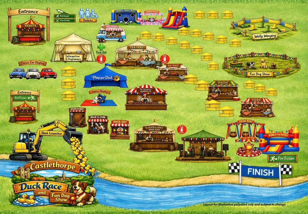 🦆Castlethorpe Duck Race & Dog Show 2026 - Milton Keynes - Event Image 5 June 14, 2026 01:00 PM