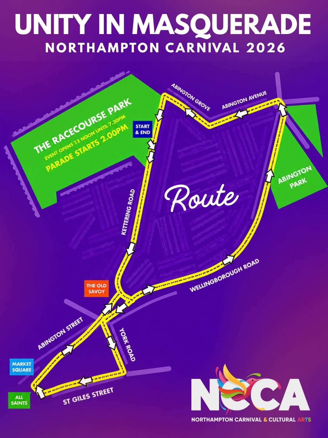 🎉 Northampton Carnival 2026 - Event Image 2 June 13, 2026 12:00 PM