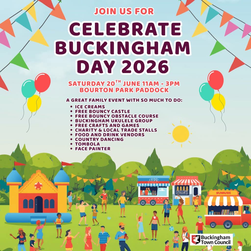 🎉 Celebrate Buckingham Day 2026 - Bourton Park Paddock  - Event Image 4 June 20, 2026 11:00 AM