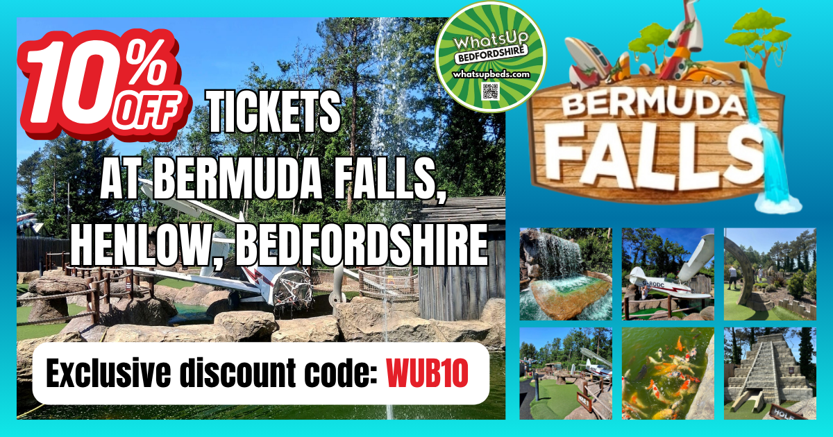 ⛳️ EXCLUSIVE 10% OFF BERMUDA FALLS ADVENTURE GOLF, HENLOW, BEDFORDSHIRE  -  (10% off) Valid from May 24, 2026 