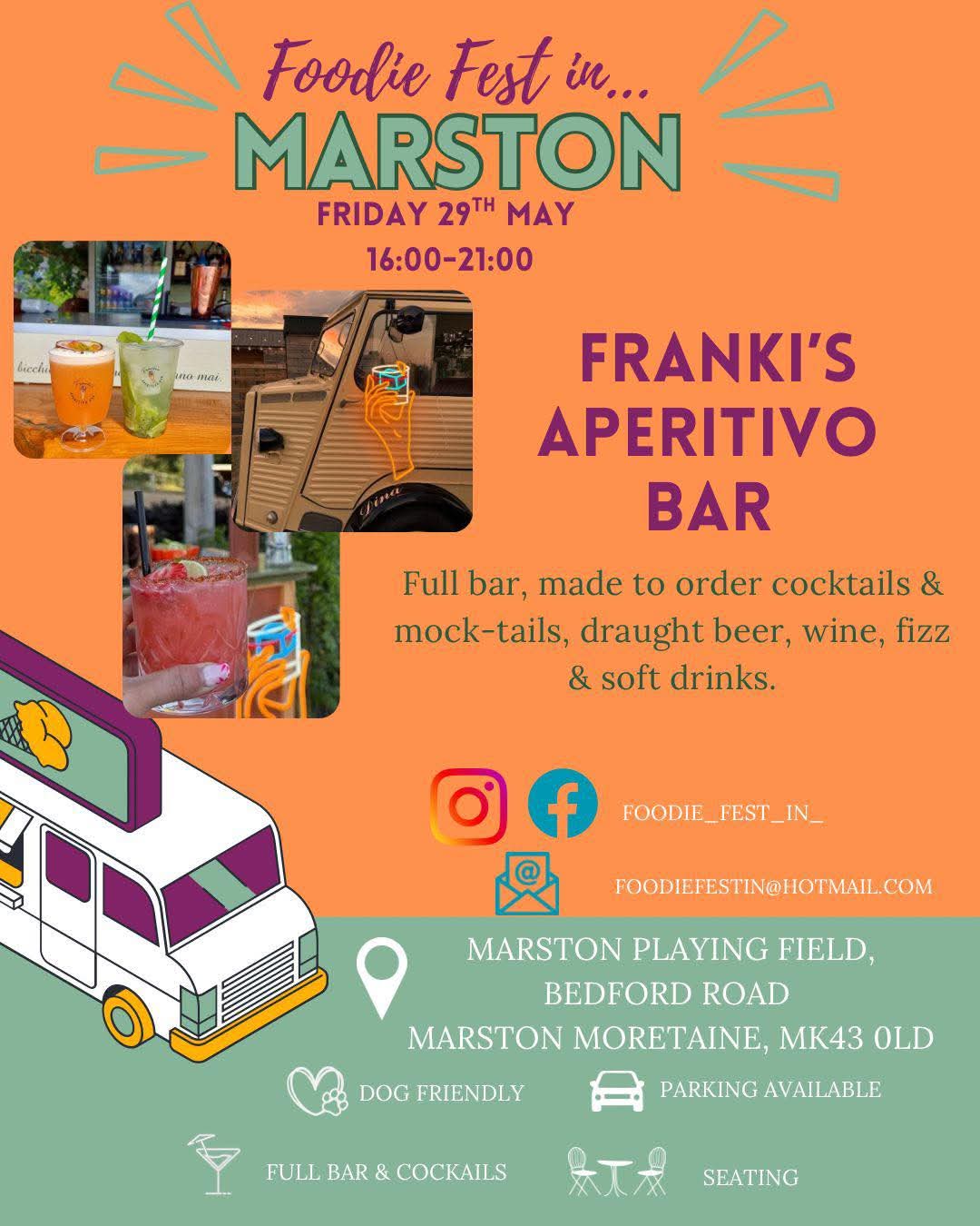 😋 Foodie Fest in Marston - May 2026 - Event Image 3 May 29, 2026 04:00 PM