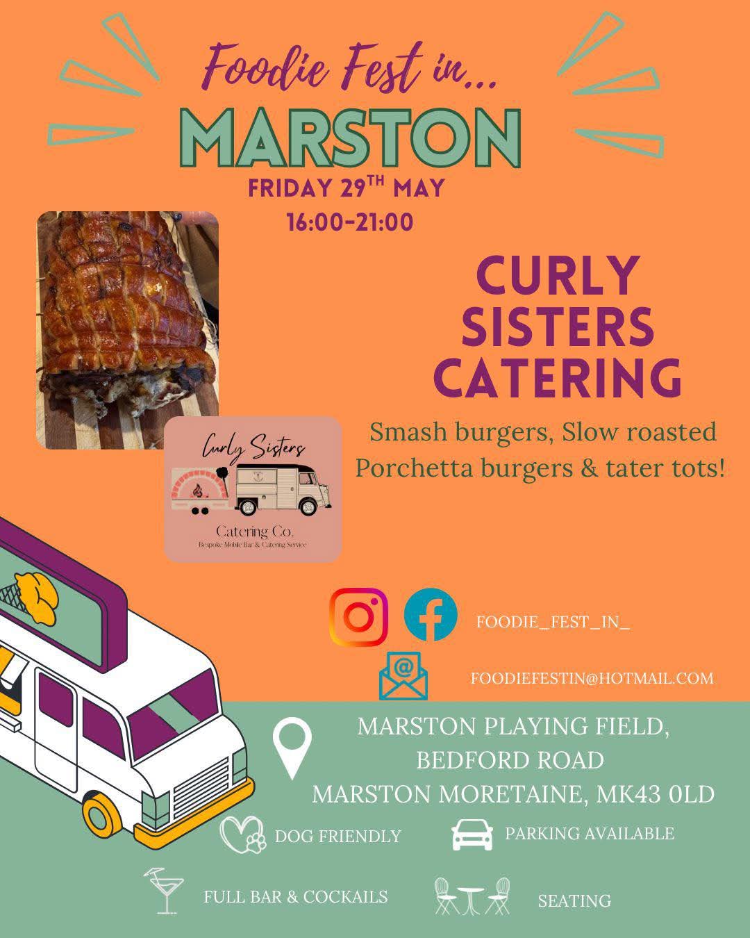 😋 Foodie Fest in Marston - May 2026 - Event Image 4 May 29, 2026 04:00 PM