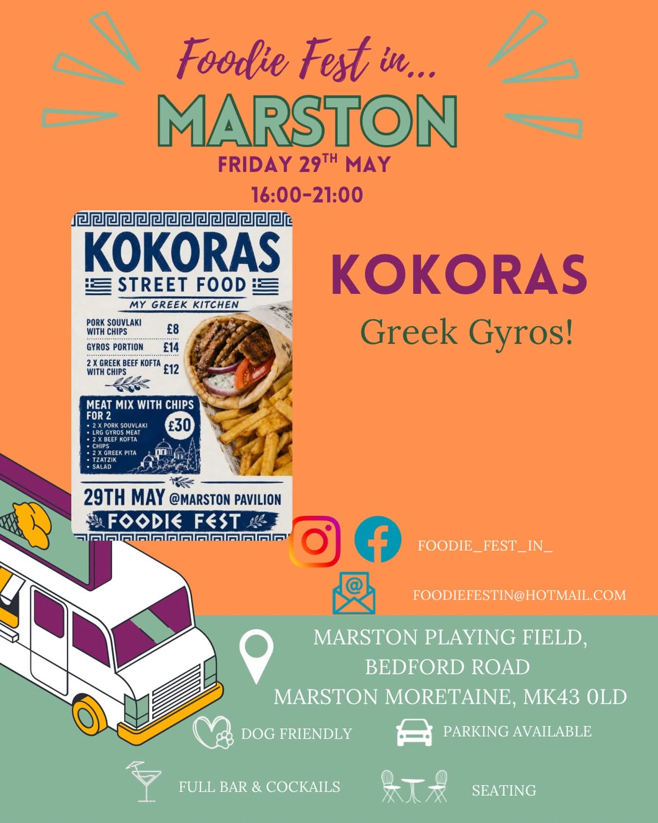 😋 Foodie Fest in Marston - May 2026 - Event Image 6 May 29, 2026 04:00 PM