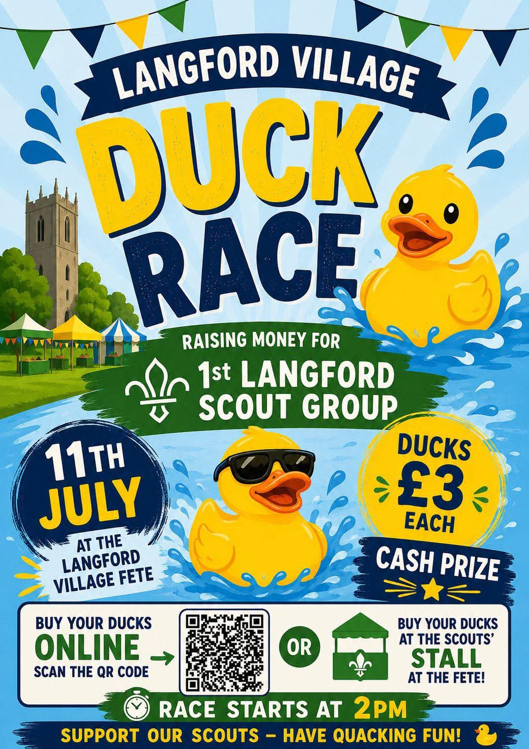 🦆Langford Village Fete & Duck Race 2026 - King George Playing Field - Event Image 2 July 11, 2026 11:00 AM