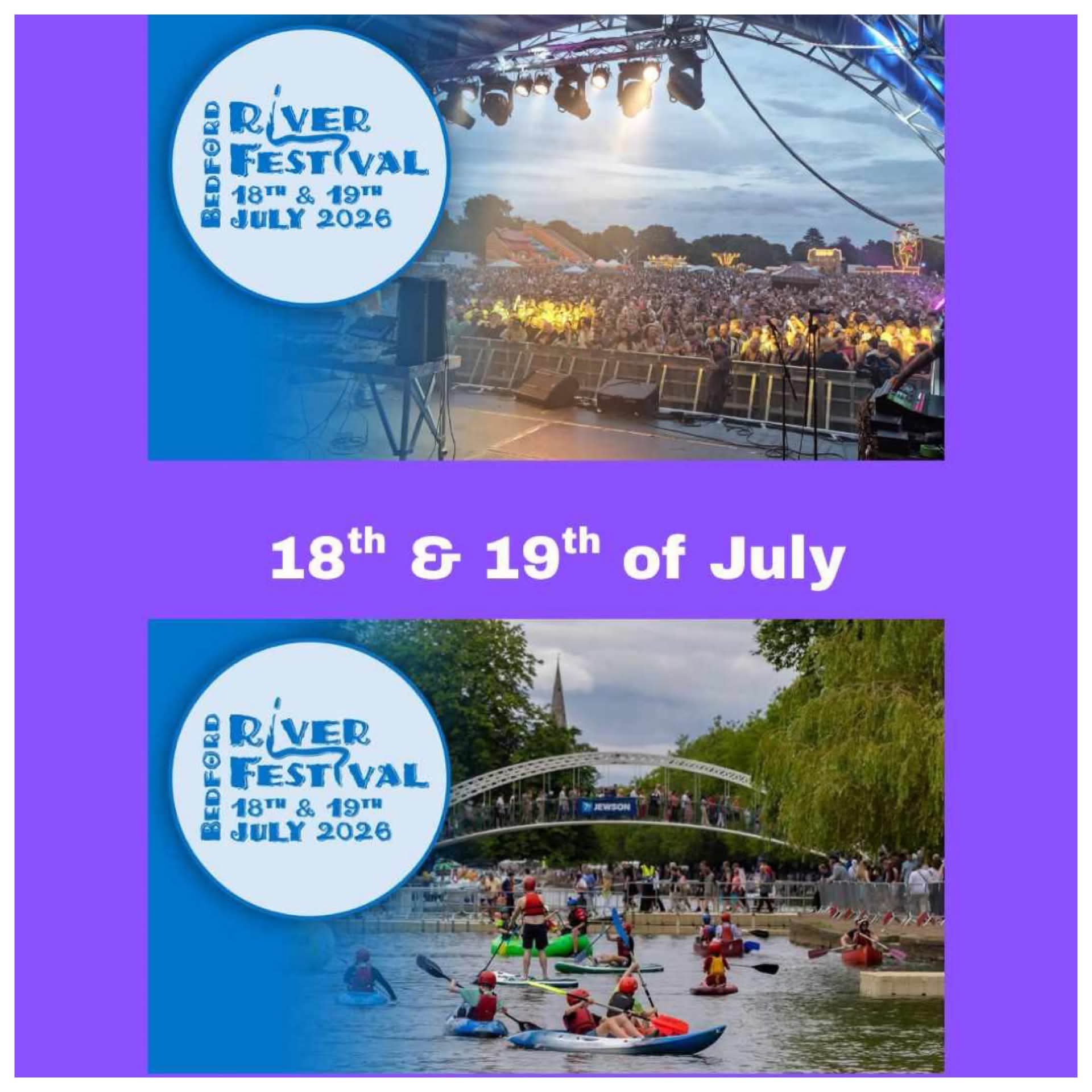 🛶 Bedford River Festival 2026  - Event Image 2 July 19, 2026 10:00 AM