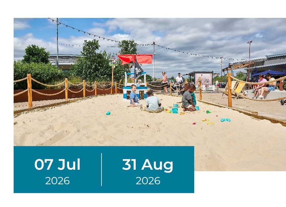 ⛱️ Rushden Lakes Beach 2026 - Event Image 2 July 14, 2026 10:00 AM