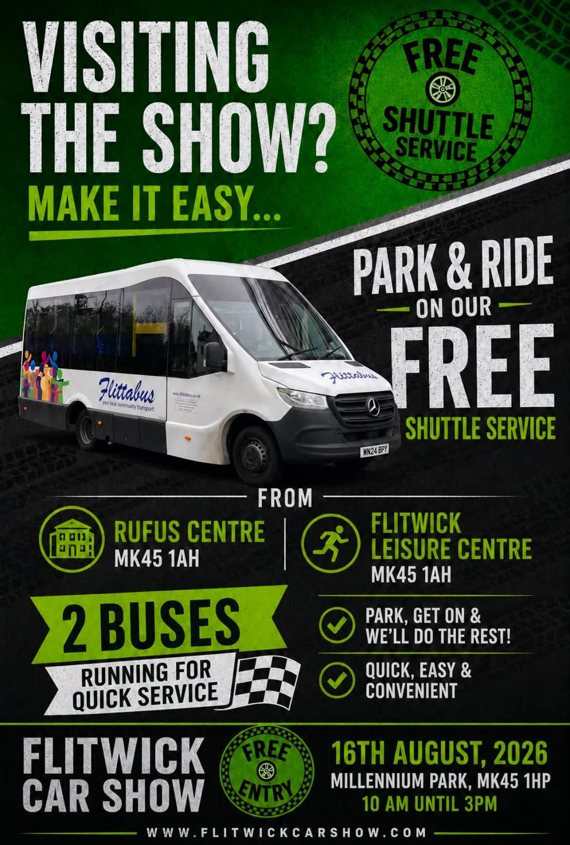 🚗 Flitwick Car Show 2026 - Event Image 4 August 16, 2026 10:00 AM
