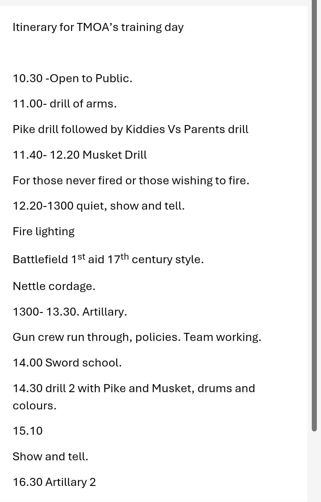 ⚔️ The Militias of Anglia - Ridgmont  - Event Image 2 August 15, 2026 10:30 AM
