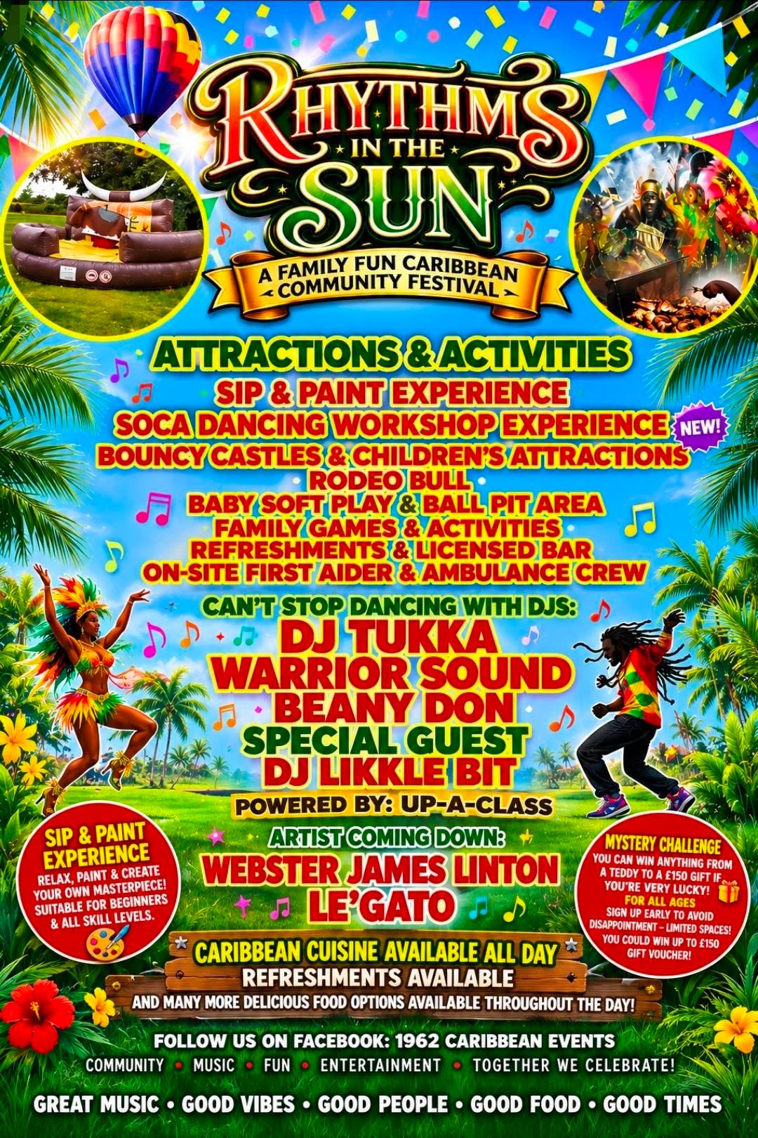 🌞 Rhythms in the Sun - Letchworth Rugby Club - Event Image 2 August 22, 2026 11:30 AM