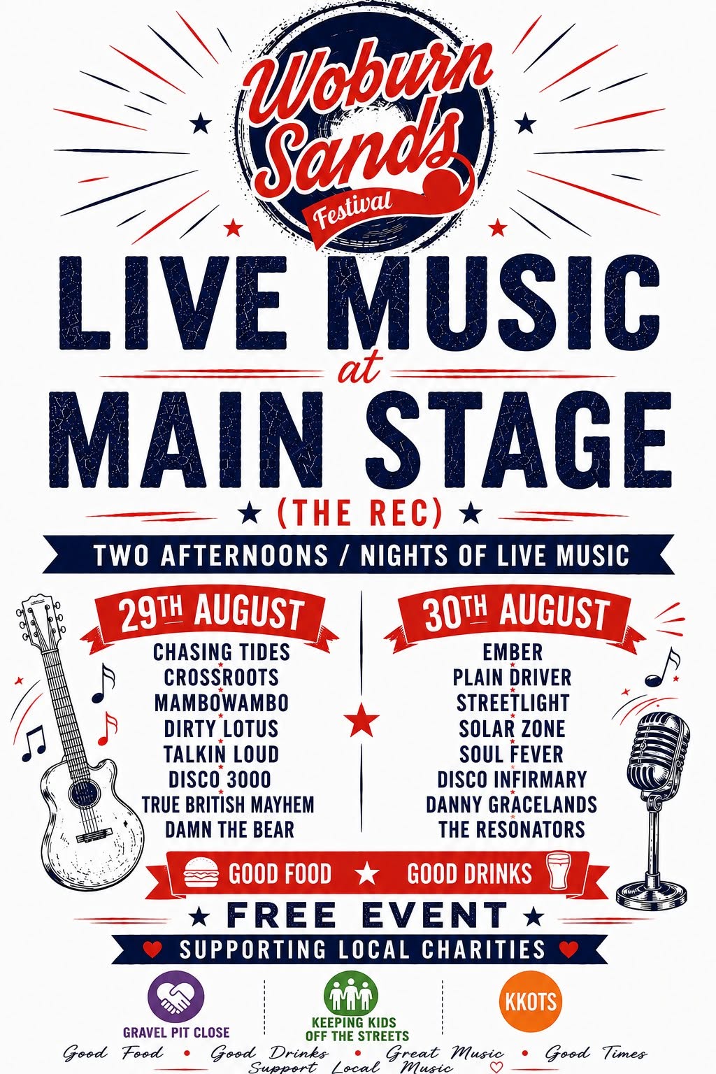 🎉 Woburn Sands Festival 2026 - Woburn Sands Recreation Ground - Event Image 4 August 29, 2026 01:00 PM