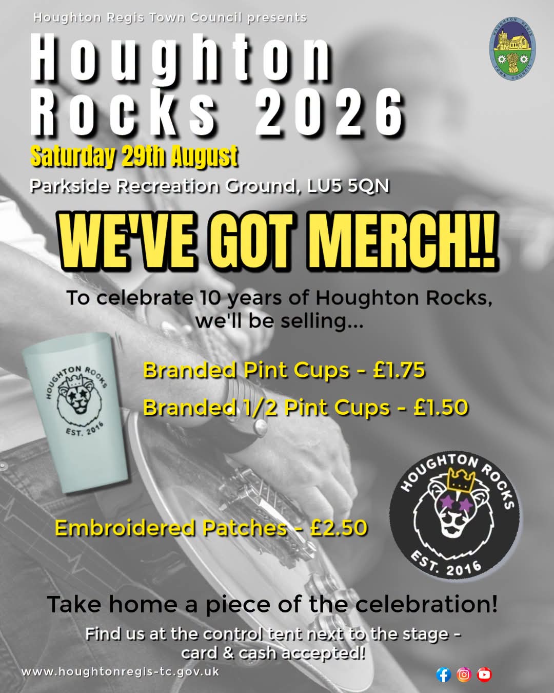 🎶 Houghton Rocks 2026 - Event Image 2 August 29, 2026 11:45 AM