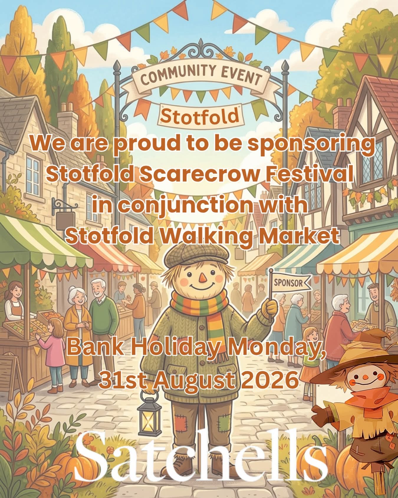 🛍 Stotfold Walking Market & Scarecrow Festival 2026  - Event Image 3 August 31, 2026 10:00 AM
