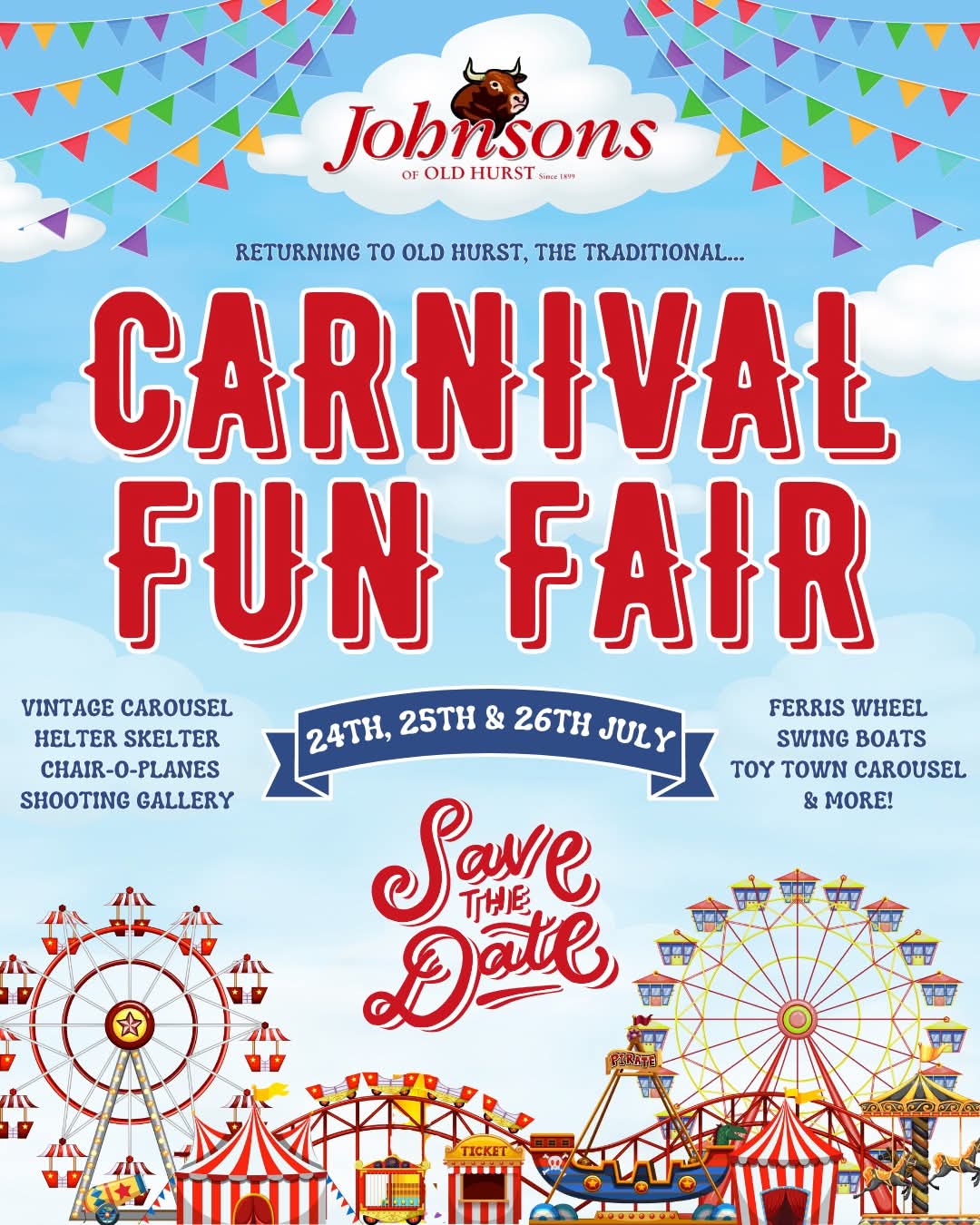 🦁 🎠 Johnsons of Old Hurst Zoo Carnival 2026 (An affordable zoo) - Event Image 3 July 25, 2026 10:00 AM