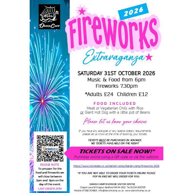 🎆 Danish Camp Fireworks 2026 - Event Image 3 October 31, 2026 06:00 PM
