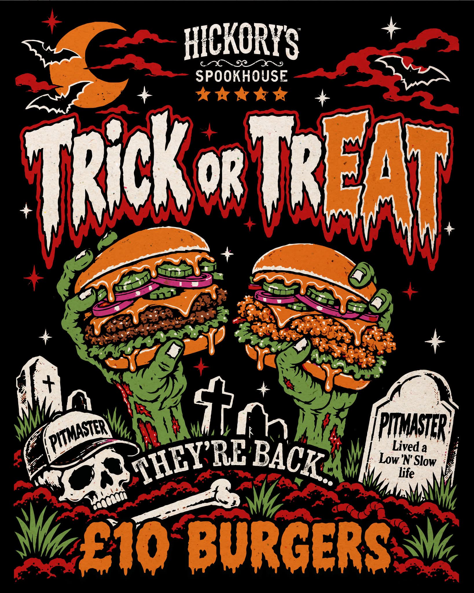🍔 £10 Burgers at Hickory's Smokehouse - Milton Keynes  - Event Image 2 October 30, 2026 10:00 AM