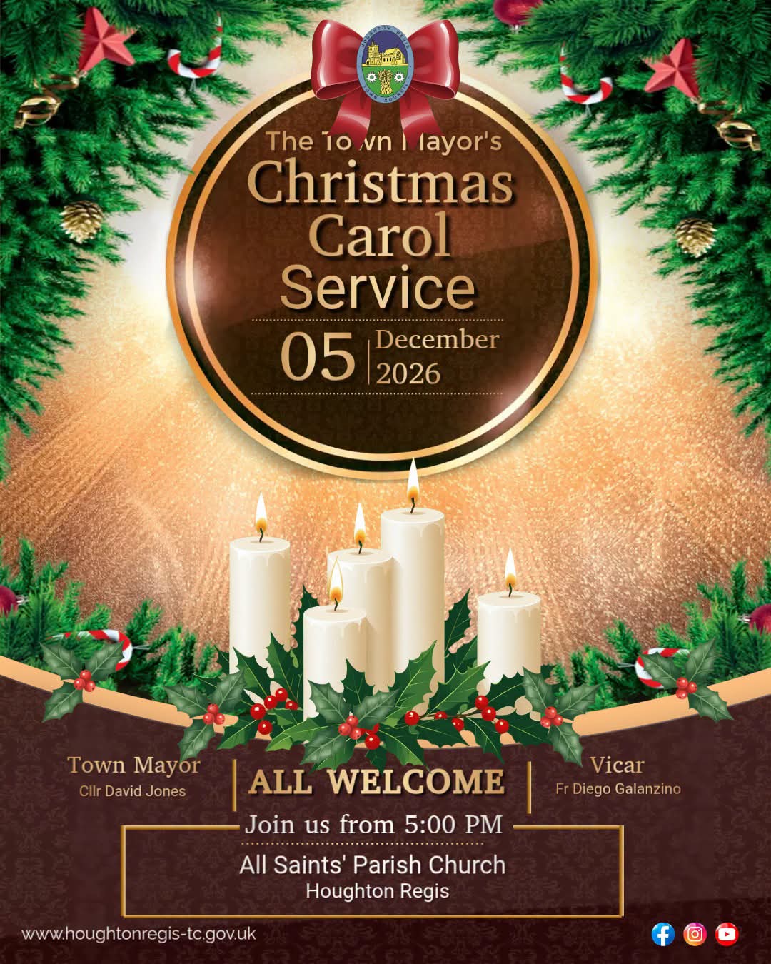 🌟 Houghton Regis Christmas Light Switch On & Christmas Market 2026 - Event Image 2 December 05, 2026 12:00 PM