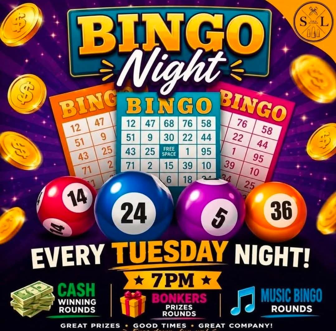 🎱 🍛 Bingo Night & Homemade Chilli Con Carne Night - The Sugar Loaf, Meppershall  - Event Image 3 October 27, 2026 07:00 PM