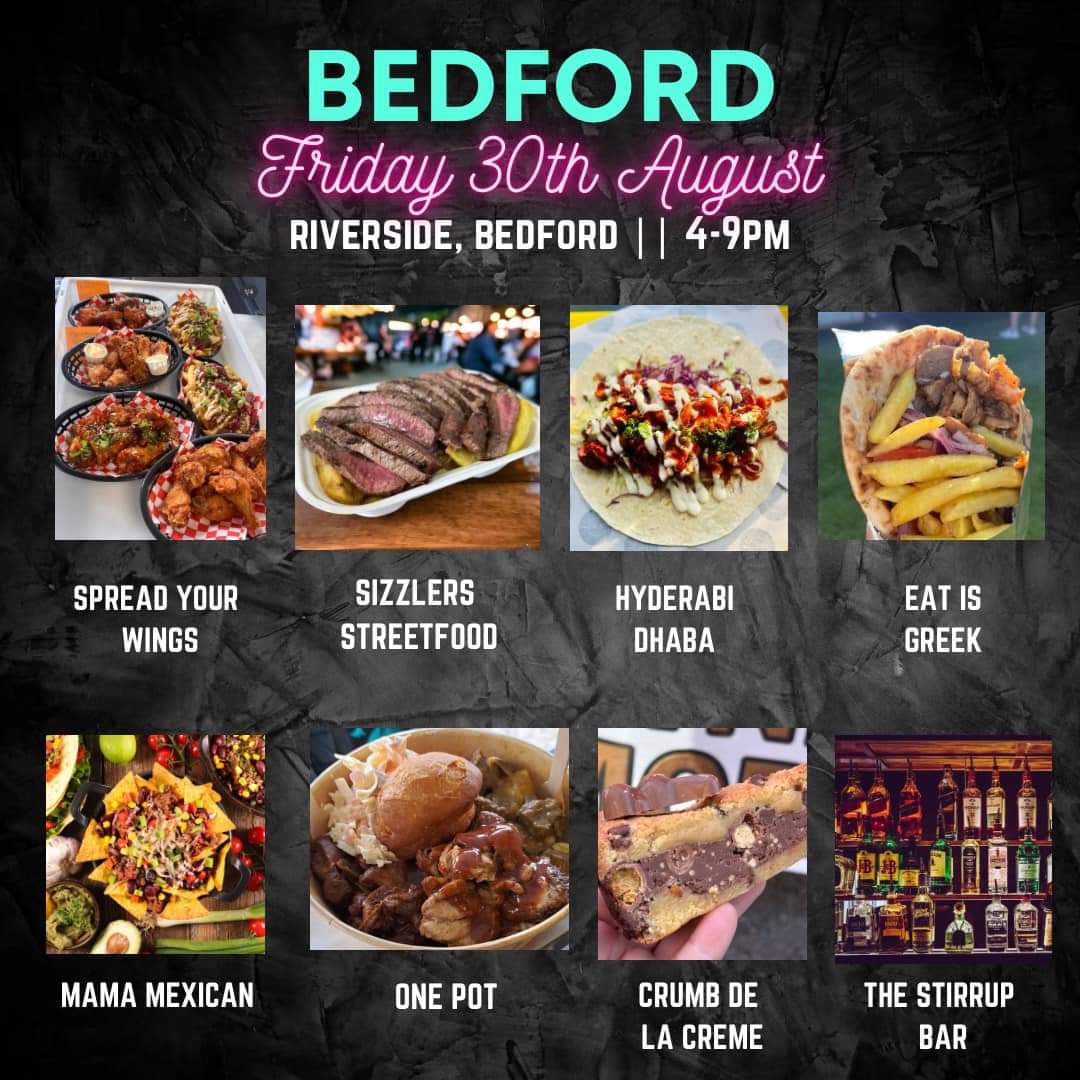 😋 Bedford PENULTIMATE EAT Feast 2024 Pay Day 💰💰 at Unit 4, Riverside Square, Bedford, Bedfordshire MK40 1AS | Adults, Date Idea, Family, Food/Drink, Free Entry, Fun, Music, Nightlife, Outdoor, Scenic, Teens, Christmas | Suitable for: Family, Accessible 😋 Bedford PENULTIMATE EAT Feast 2024 Pay Day 💰💰 - Event Image 4 August 30, 2024