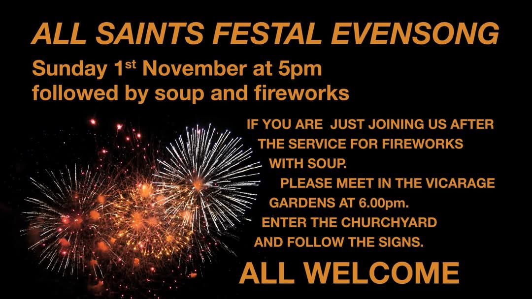 🎆✨️ All Saints Festival Evesong 2026 - All Saints Church, Leighton Buzzard  - Event Image 2 November 01, 2026 08:00 AM