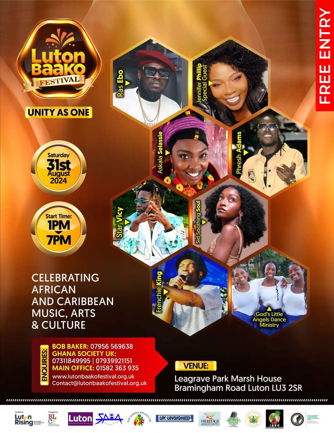 🎊 FREE ENTRY LUTON BAAKO FESTIVAL  - Event Image 4 August 31, 2024 12:00 PM