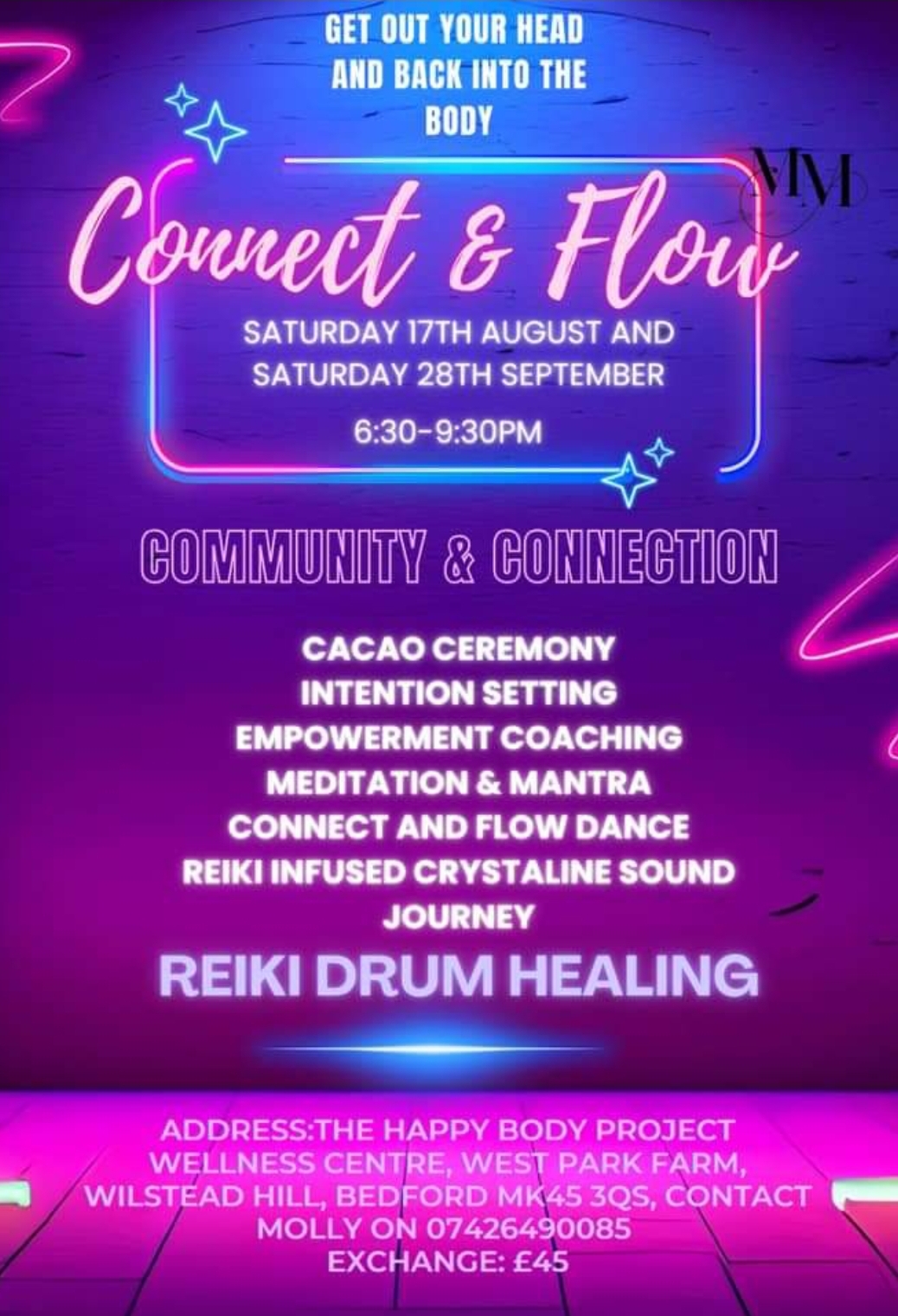 🧘‍♂️CONNECT & FLOW  - Wilstead/Haynes - Event Image 9 September 28, 2024 06:30 PM