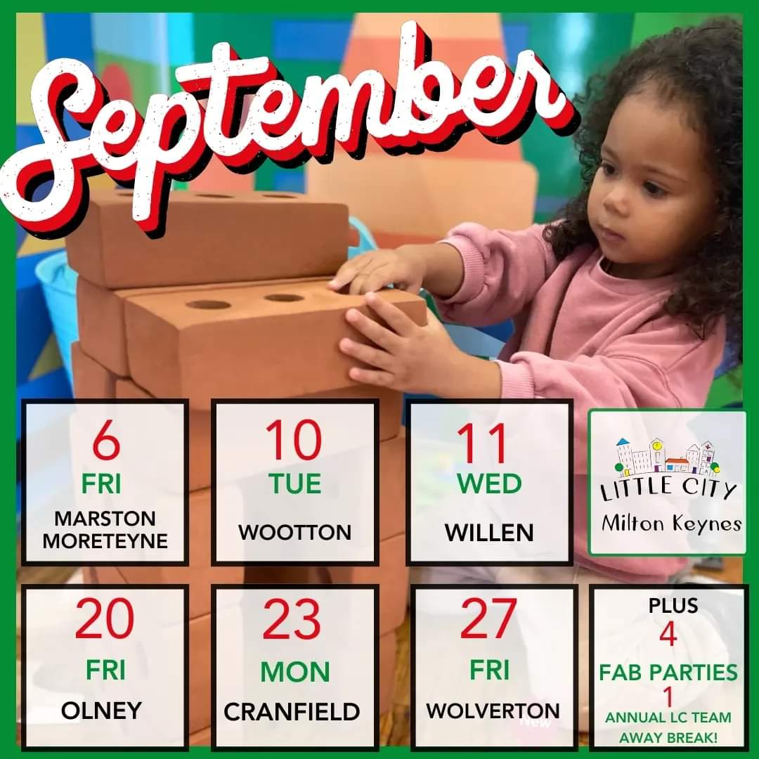 👨‍🍳 LITTLE CITY MILTON KEYNES AGES 6 & UNDER  - Wootton - Event Image 3 September 10, 2024 09:20 AM