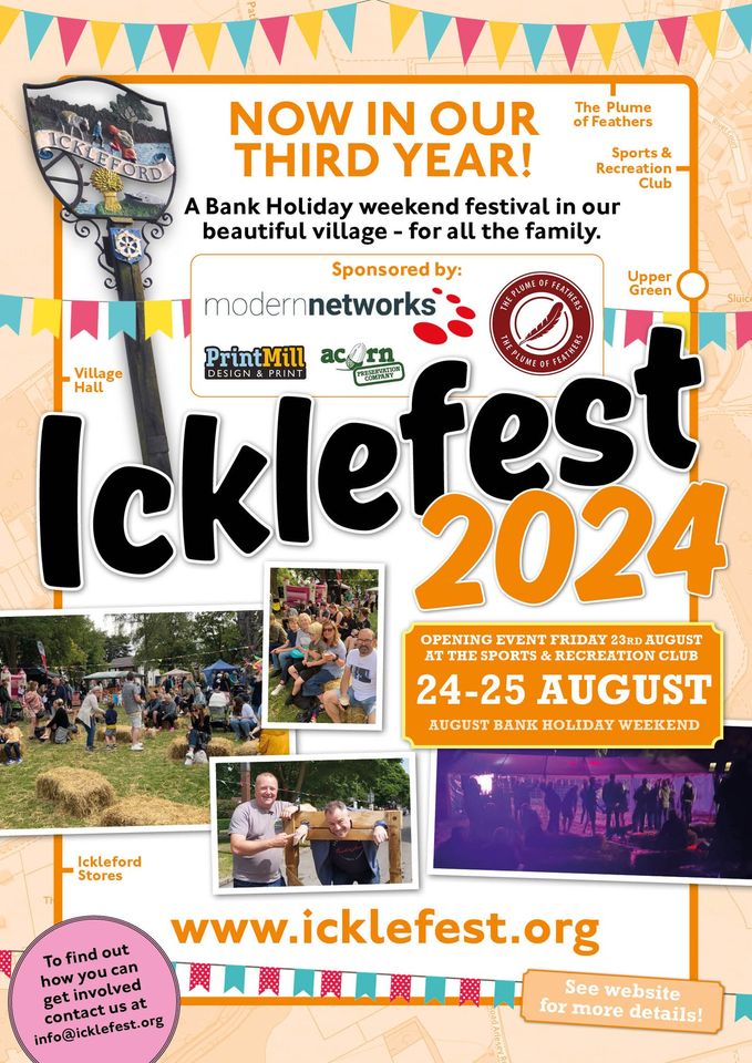 🥳 Icklefest 2024 - August 24, 2024 09:00 AM at 10 Upper Green, Hitchin, SG5 3YD, United Kingdom
