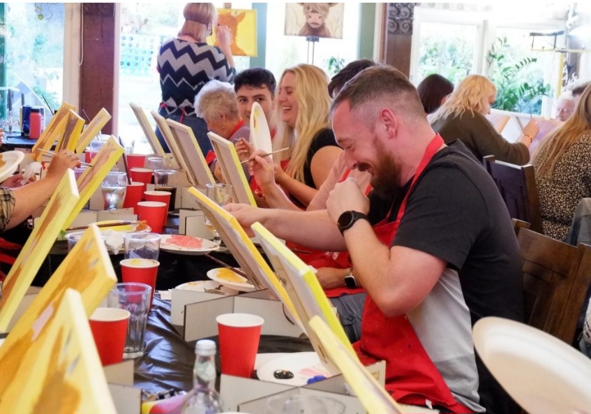 🎨🖌Join Brush Party with Jordan to paint at The Bell in Sandy - Event Image 6 September 30, 2024 07:00 PM