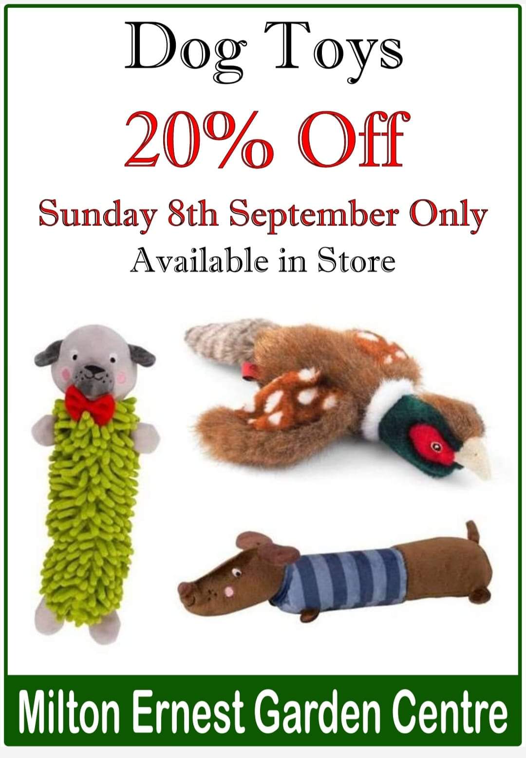 🐶 Family Fun Day and Dog Show at Milton Ernest Garden Centre - Event Image 2 September 08, 2024 11:00 AM