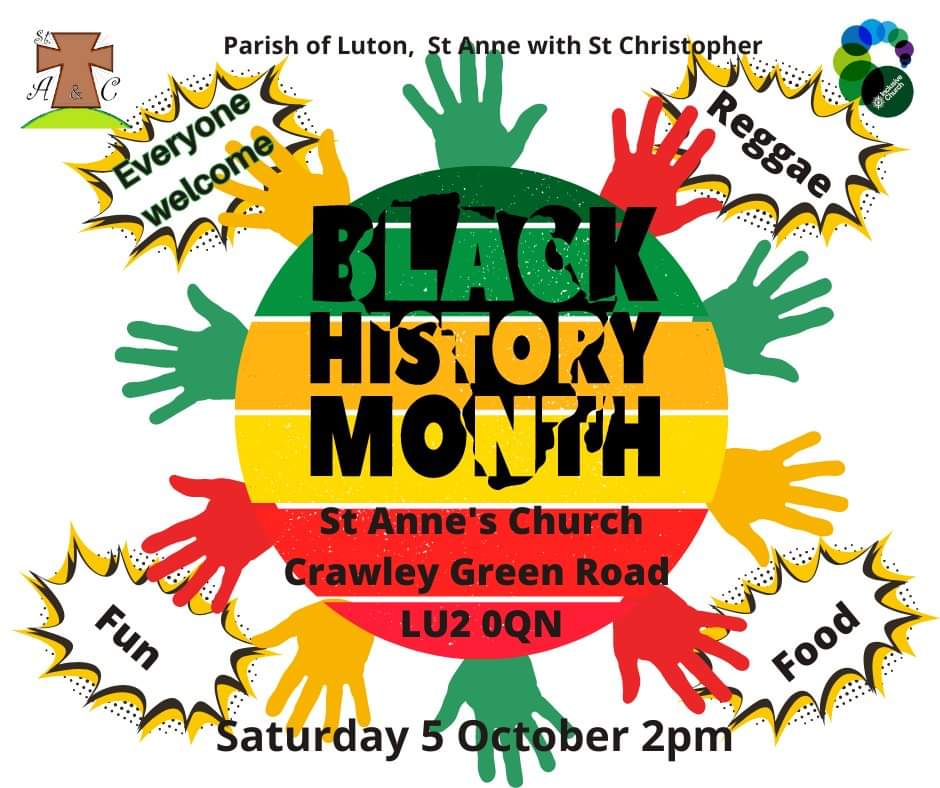 💚 Free Entry Black History Month - Luton - Event Image 2 October 05, 2024 02:00 PM