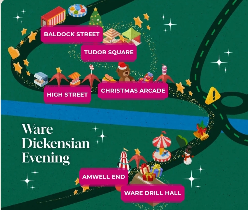 ☃️Ware Dickensian Christmas Evening, Market & fun 2024 at Ladbrokes, 52 High Street, Ware, SG12 9BZ | Adults, Craft Fair, Date Idea, Entertainment, Family, Food/Drink, Free Entry, Fun, Market, Music, Nightlife, Outdoor, Scenic, Annual, Fun Fair, Seasonal, Christmas | Suitable for: Accessible, Family ☃️Ware Dickensian Christmas Evening, Market & fun 2024 - Event Image 6 December 06, 2024 06:00 PM
