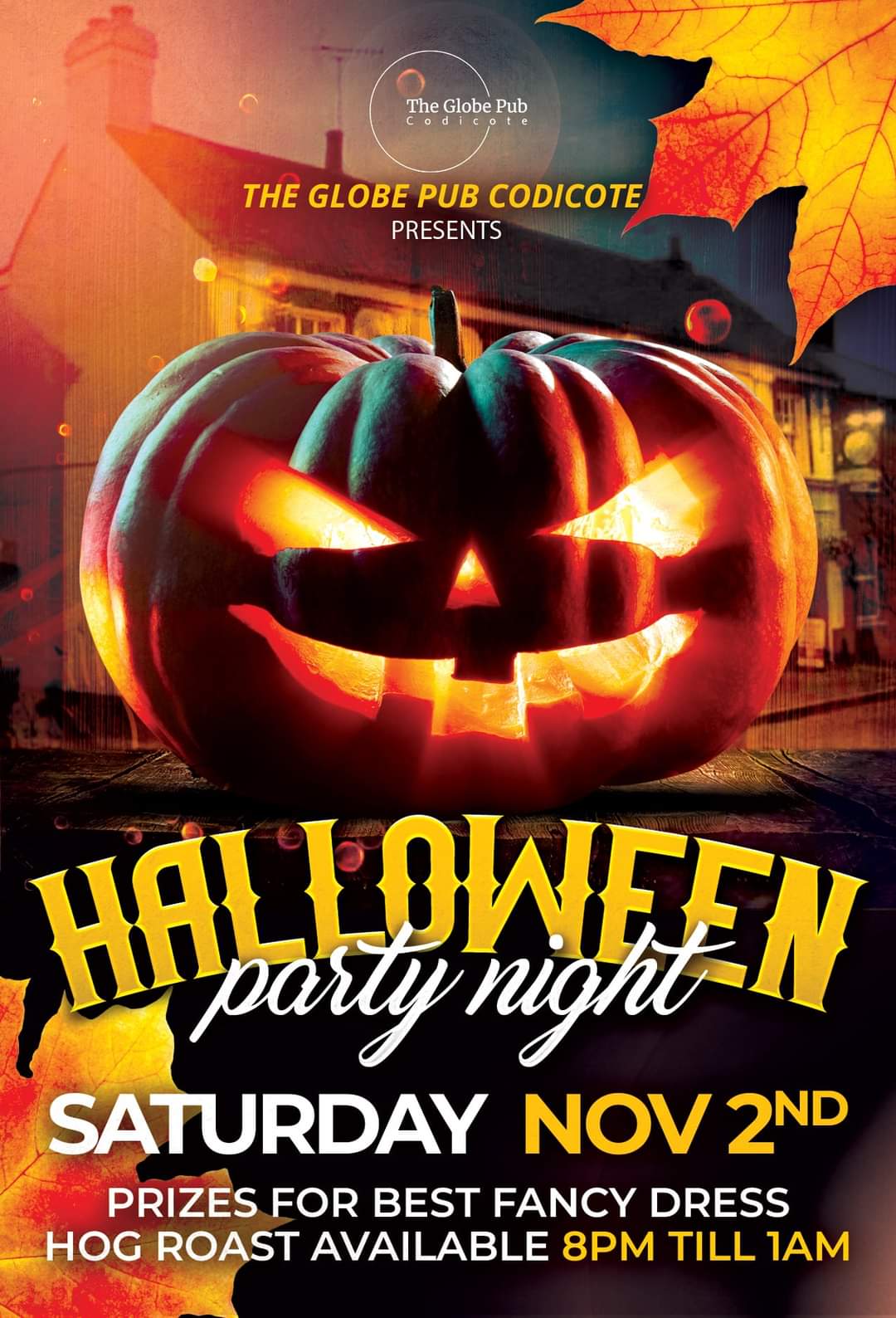 👻 Halloween Party Night - Codicote, Hitchin - Event Image 2 November 02, 2024 08:00 PM