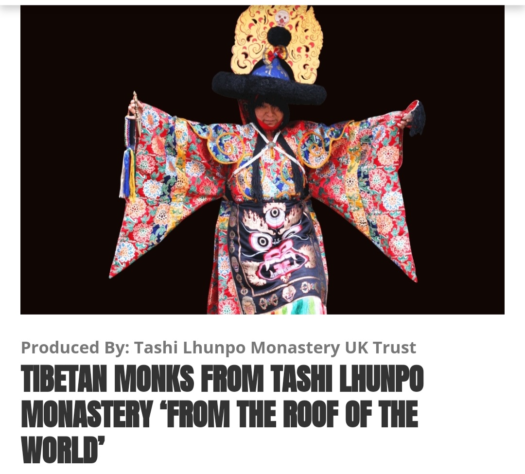 🧘‍♀️TIBETAN MONKS FROM TASHI LHUNPO MONASTERY ‘FROM THE ROOF OF THE WORLD’ - The Place, Bedford - Event Image 2 November 15, 2024 07:30 PM