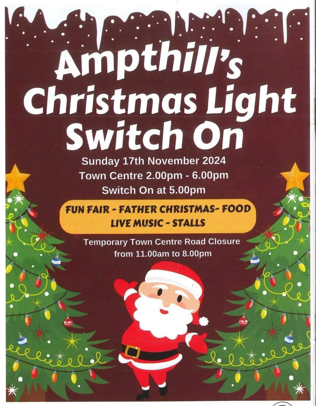 🎄 Ampthill Christmas Light Switch On 2024 at Church St, Ampthill, Bedford MK45 2PL
| Adults, Annual, Attractions, Craft Fair, Date Idea, Entertainment, Family, Food/Drink, Free Entry, Fun, Fun Fair, Kids, Low Cost, Music, Nightlife, Seasonal, Christmas | Suitable for: Accessible, Children, Family 🎄 Ampthill Christmas Light Switch On 2024 - Event Image 5 November 17, 2024 02:00 PM