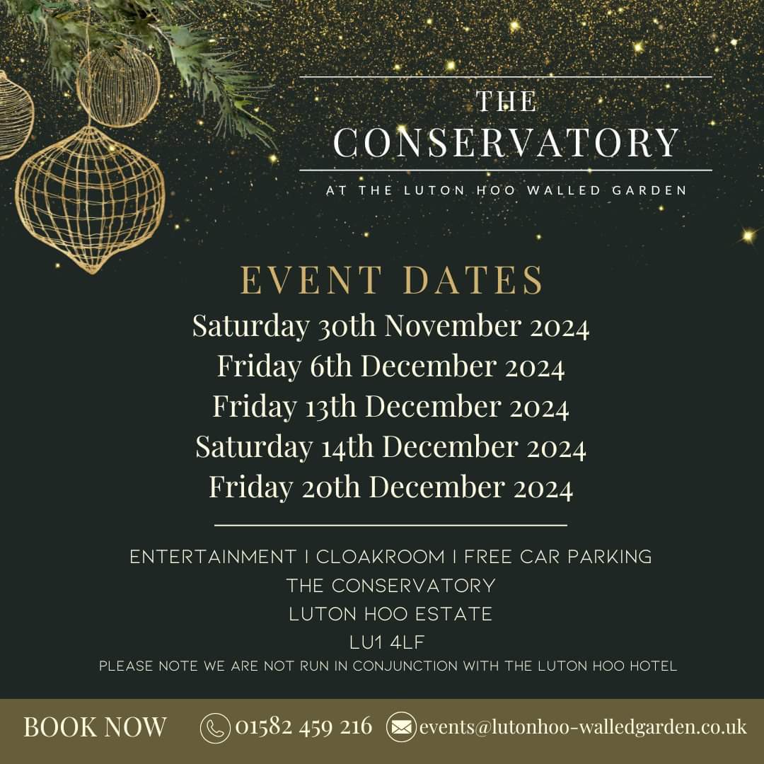 💃 Christmas in the Walled Garden at Luton Hoo Estate (Works party/family/friends - Booking in advance needed) - Event Image 2 December 13, 2024 06:30 PM