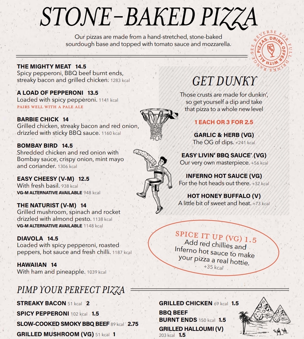 🍕 Pizza Club - 2 for 1 - The Rose, Bedford   - Event Image 2 November 04, 2024 10:00 AM